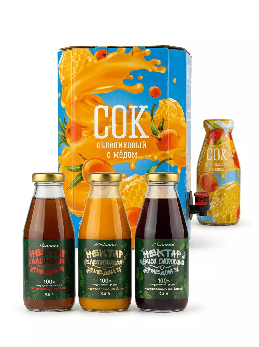 Сок с мёдом